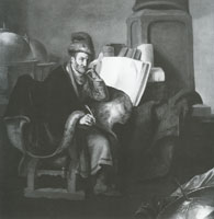 Cornelis Bisschop Scholar in his study
