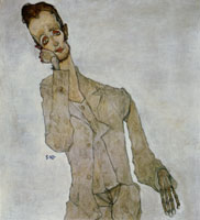Egon Schiele Portrait of the Painter Karl Zakovsek