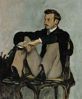 Frédéric Bazille Portrait of Pierre-Auguste Renoir