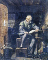 Hippolyte Delaroche Palissy in his Workshop