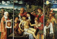 Joos van Cleve The Lamentation Altarpiece