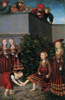 Lucas Cranach the Elder David and Bathsheba