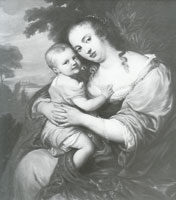 Jürgen Ovens Maria Ovens with Child