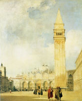 Richard Parkes Bonington Venice: the Piazza San Marco