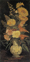 Vincent van Gogh Vase with asters and other flowers