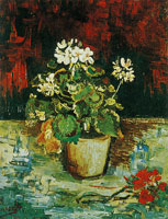Vincent van Gogh Geranium in a flowerpot
