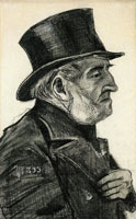 Vincent van Gogh Orphan Man with Top Hat