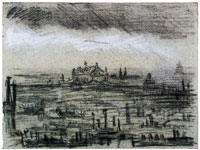 Vincent van Gogh View of Paris with the Opéra