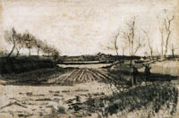 Vincent van Gogh Potato Field in the Dunes