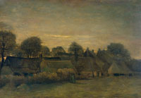 Vincent van Gogh Village at sunset