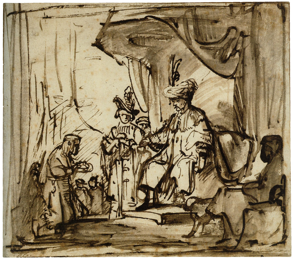 Carel Fabritius - The Messenger Presenting Saul's Crown to David