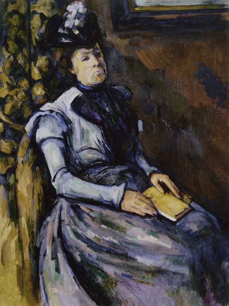 Paul Cézanne - Lady with a book