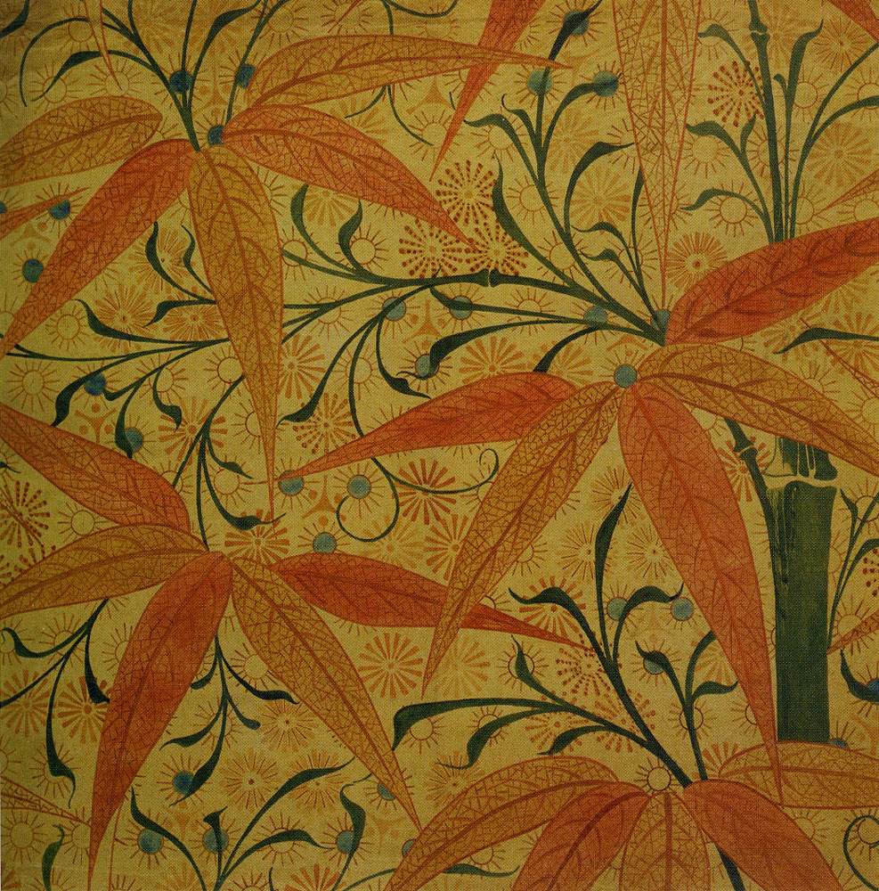 Edward William Godwin - Design for bamboo wallpaper