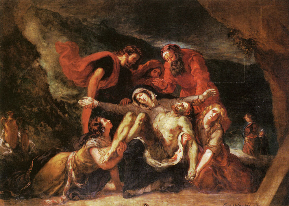 Eugène Delacroix - Pietà