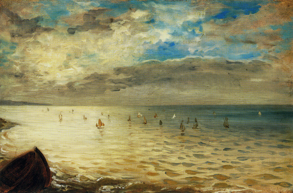 Eugène Delacroix - The Sea at Dieppe