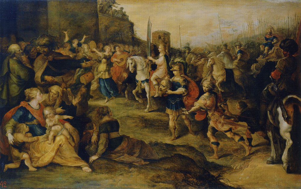 Frans Francken the Younger - David's Entry into Jerusalem