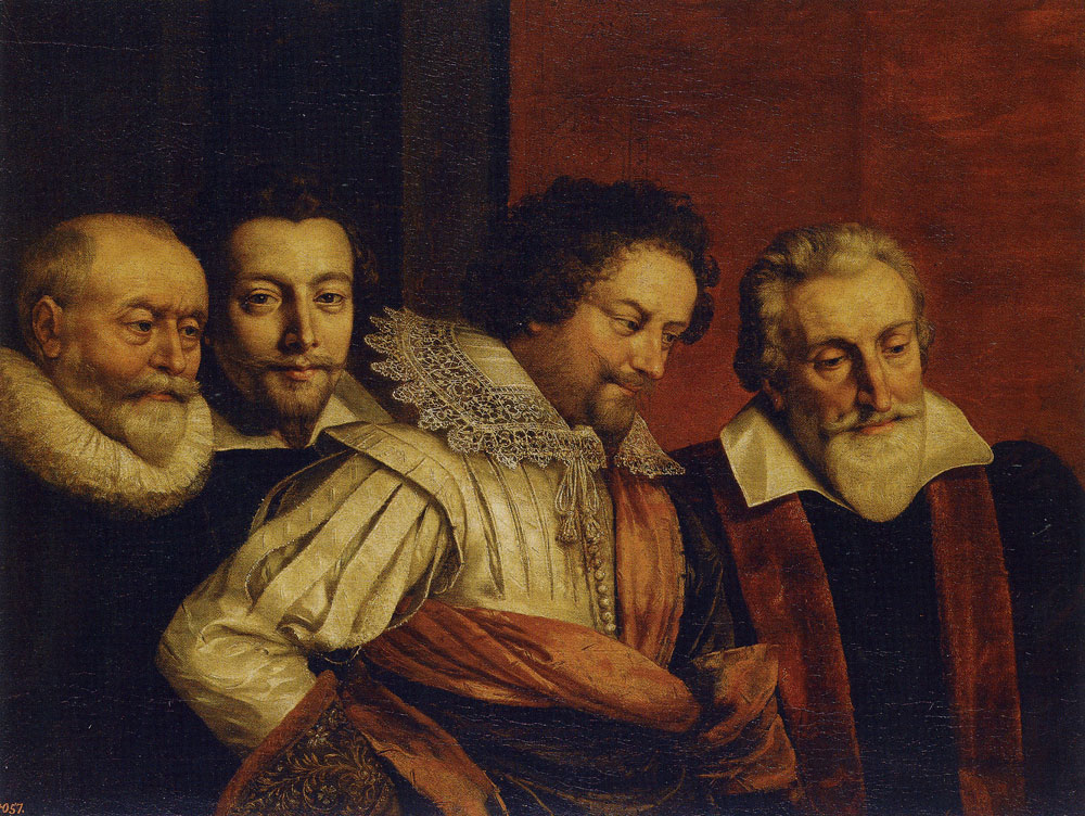 Frans Pourbus the Younger - Four Conseillers to the Paris Council