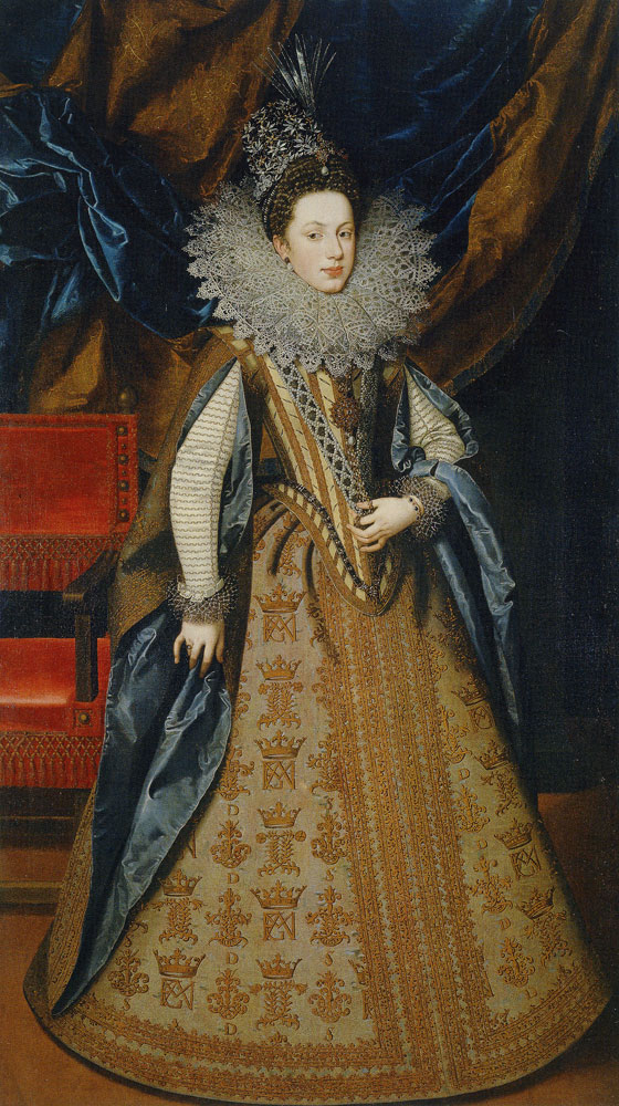 Frans Pourbus the Younger - Marguérite of Savoy, Duchess of Mantua