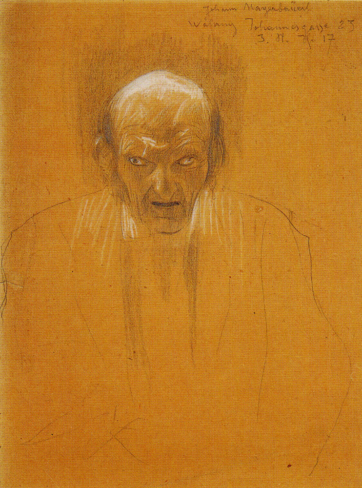 Gustav Klimt - Study for and Old Man for 
