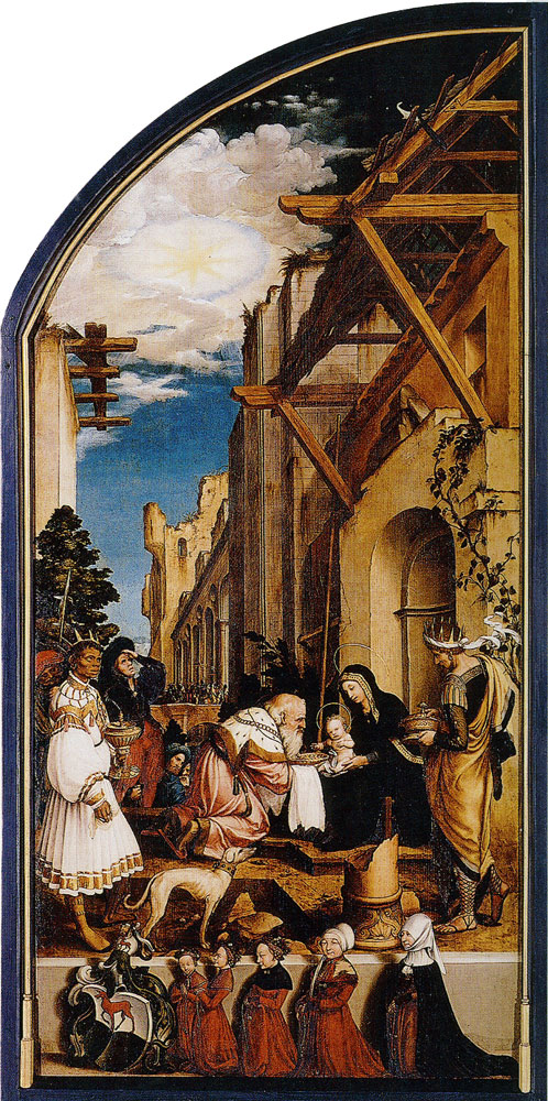 Hans Holbein the Younger - Oberried Altarpiece - Adoration of the Magi