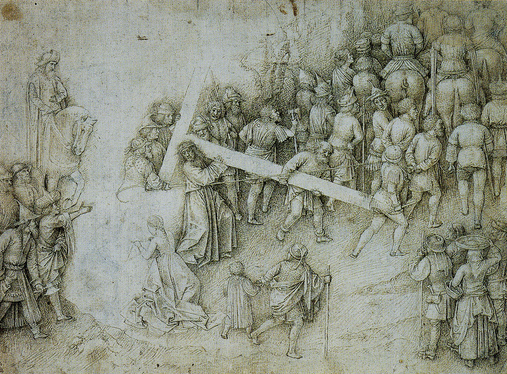 After Jan van Eyck - Christ carrying the cross