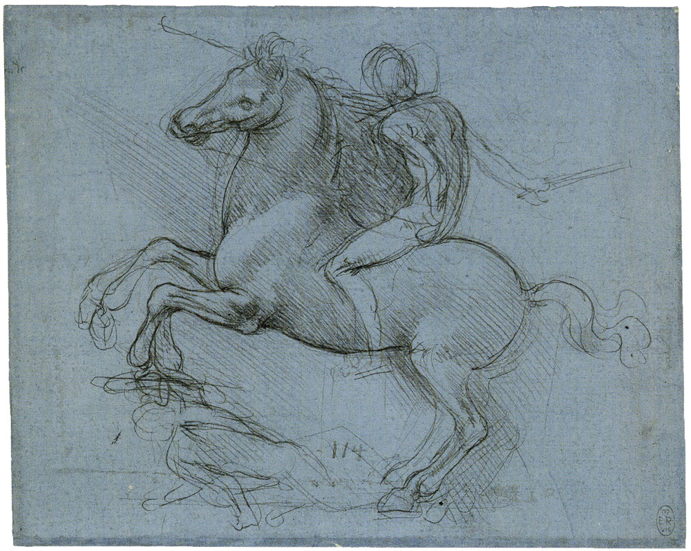 Leonardo da Vinci - Study for  the Sforza Monument