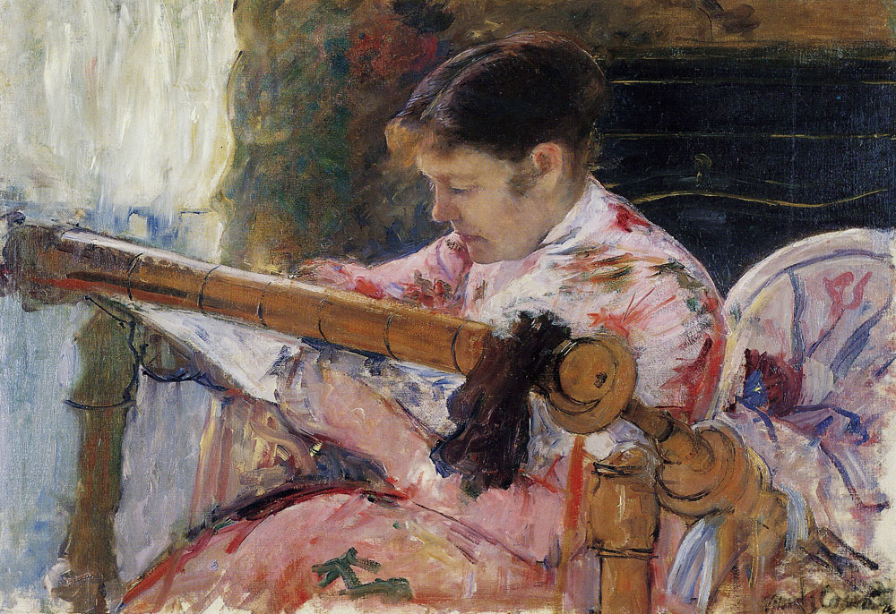 Mary Cassatt - Lydia Seated at an Embroidery Frame