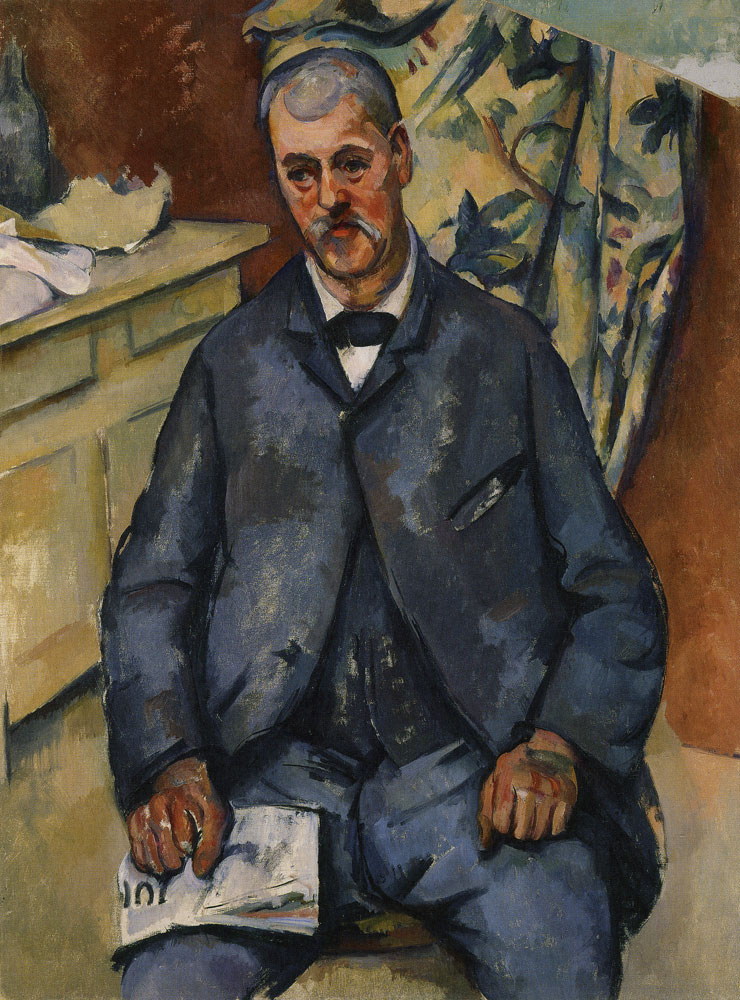Paul Cézanne - Seated man