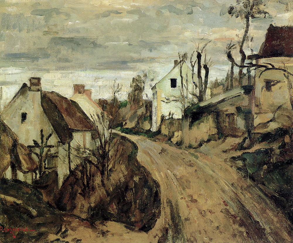 Paul Cézanne - Village road, Auvers-sur-Oise