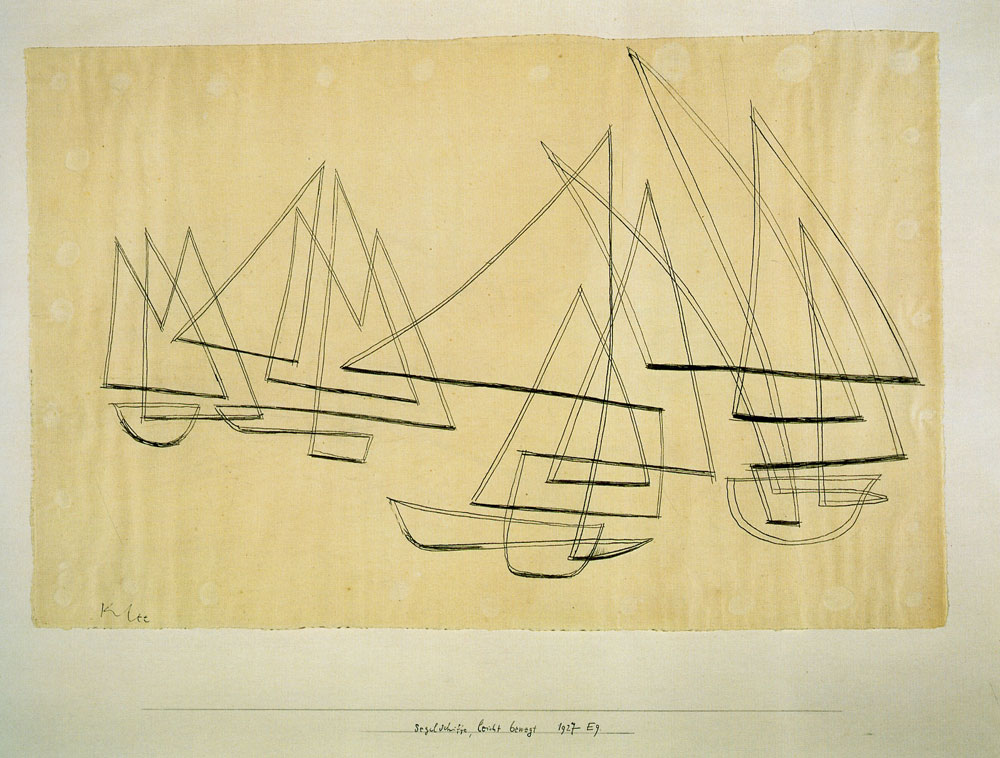 Paul Klee - Sailing Boats, Gently Moving