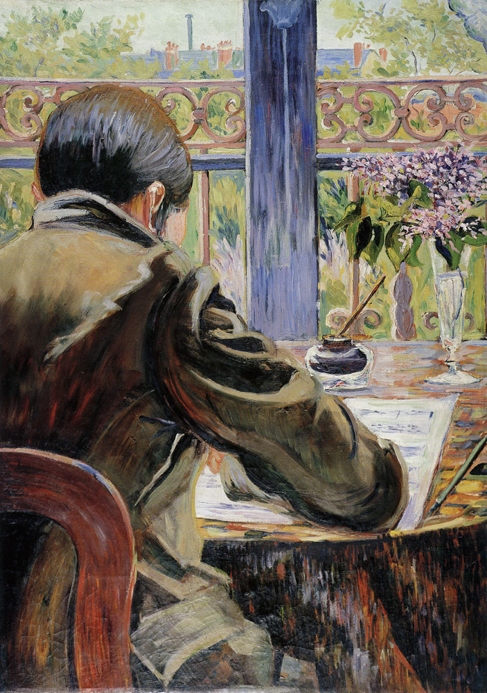 Paul Signac - Asnières Study: Charles Torquet Seen from Behind