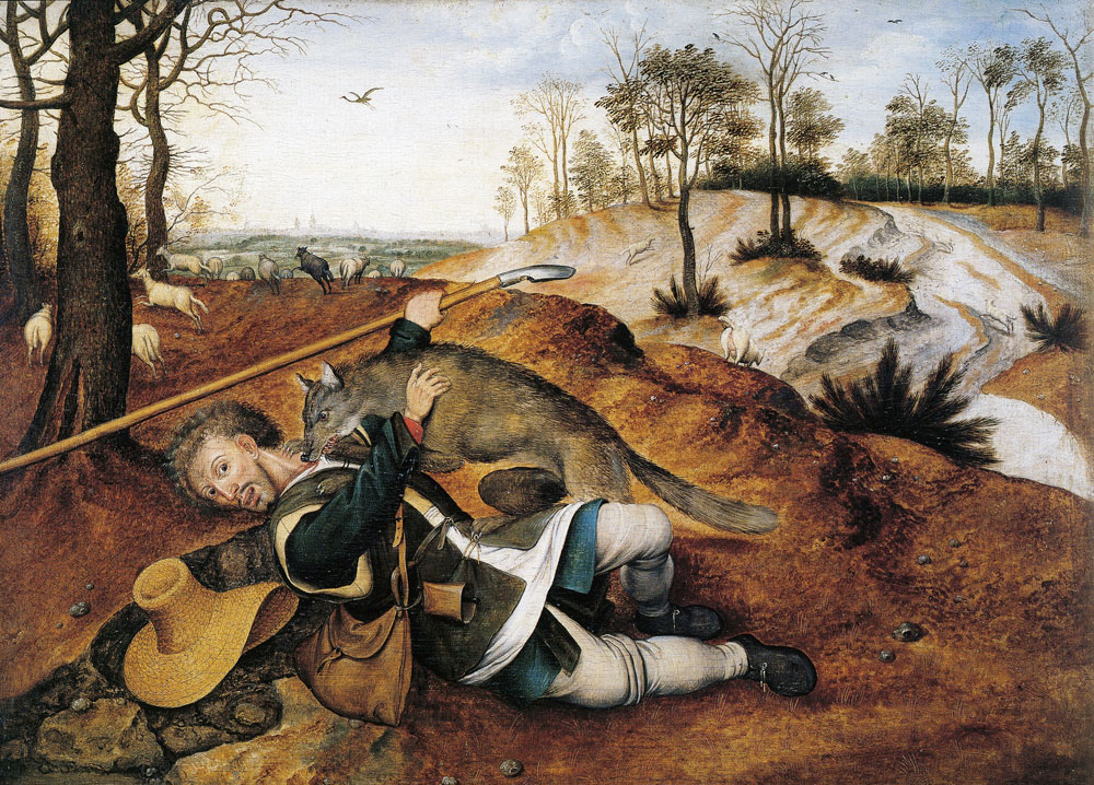 Pieter Brueghel the Younger (?) after Pieter Bruegel - Good shepherd