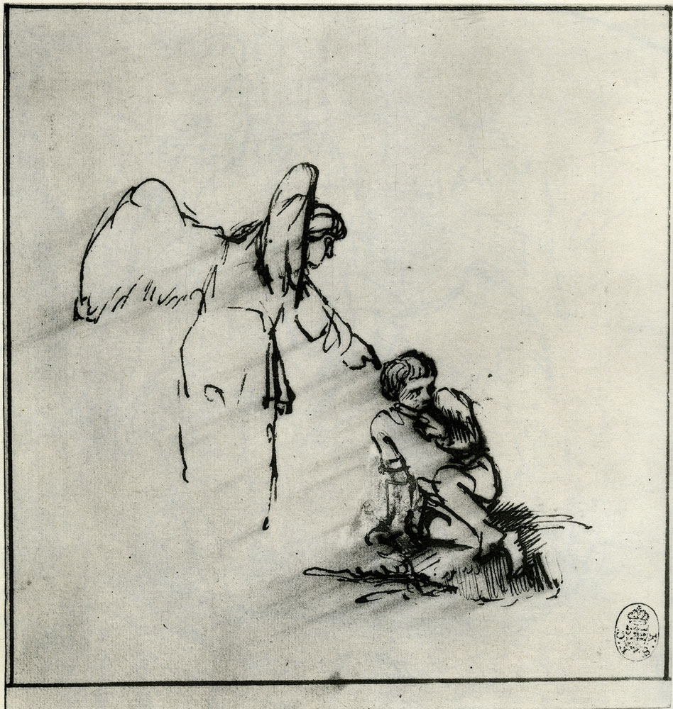 Rembrandt - The Angel Showing Tobias the Fish