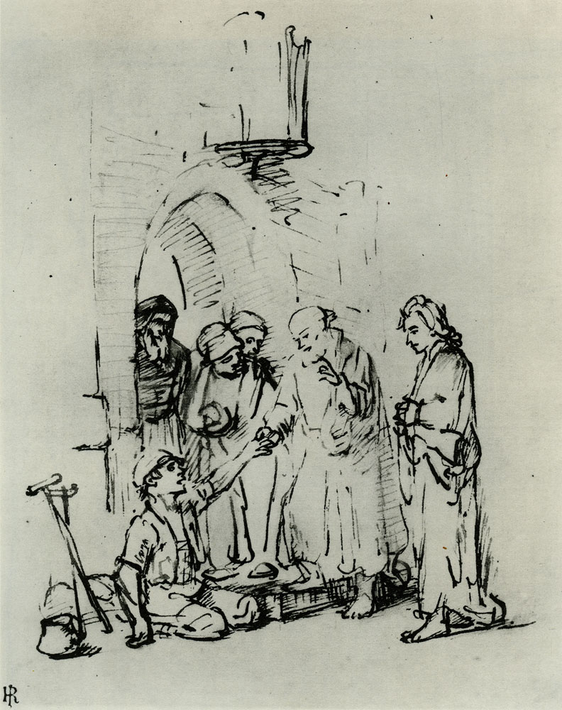 Rembrandt - St. Peter and St. John Healing the Paralysed