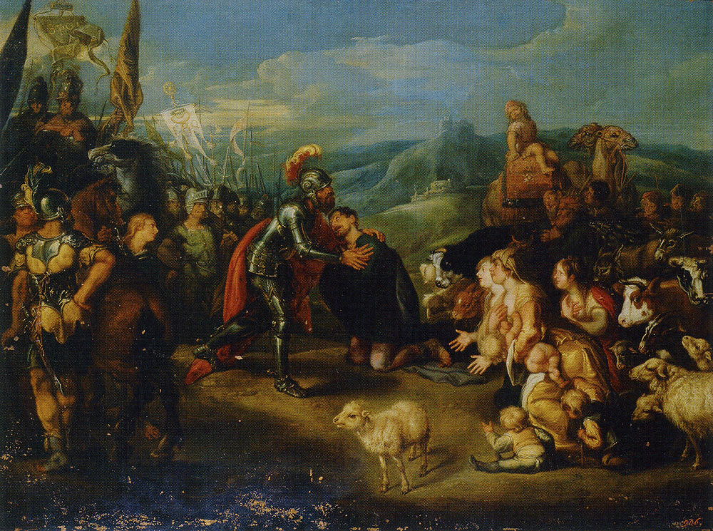 Simon de Vos - The Meeting of Esau and Jacob