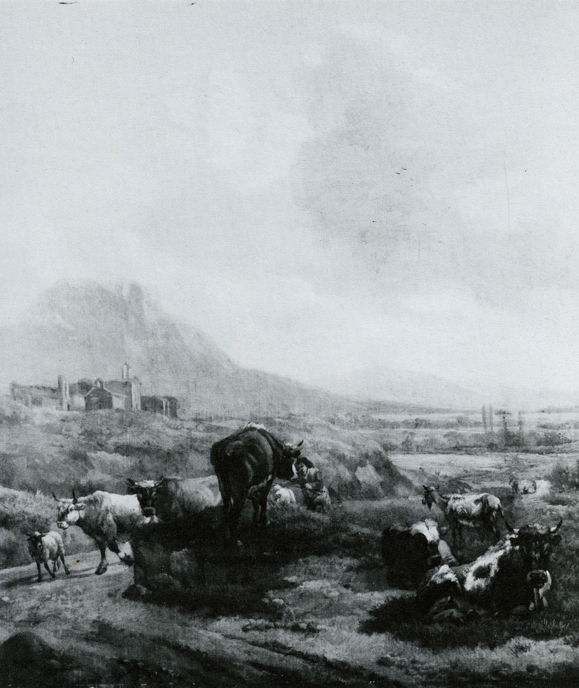 Willem Romeijn - Landscape with cattle