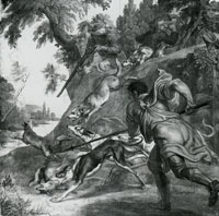 Abraham van Diepenbeeck, Pieter Boel and Hendrik Snyers Fox Hunt