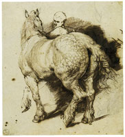 Anthony van Dyck A Horse with a Stable-hand