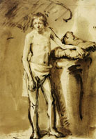 Carel Fabritius Standing Male Nude