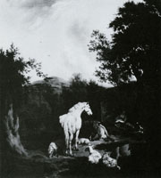 Dirck van Bergen The old white horse