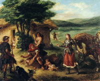 Eugène Delacroix Erminia and the Shepherds