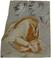 Federico Barocci Study of Drapery for the Madonna del Gatto