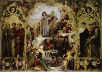 Ford Madox Brown The Seeds and Fruits of English Poetry