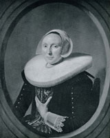 Frans Hals Portrait of a Woman, possibly Marie Larp