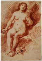 Govert Flinck Nude Woman as Bathsheba with King David's Letter