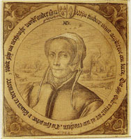 Hendrick Goltzius Portrait of Maritgen Pietersdr.