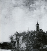 Jan van Goyen A view of a town in Holland