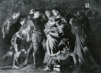 Matthias Stom The arrest of Christ
