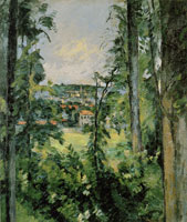 Paul Cézanne View of Auvers-sur-Oise, from a distance