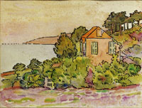 Paul Signac The Pink House, la Ramade